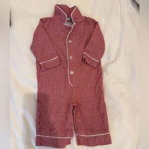 Red Gingham Pajama Set